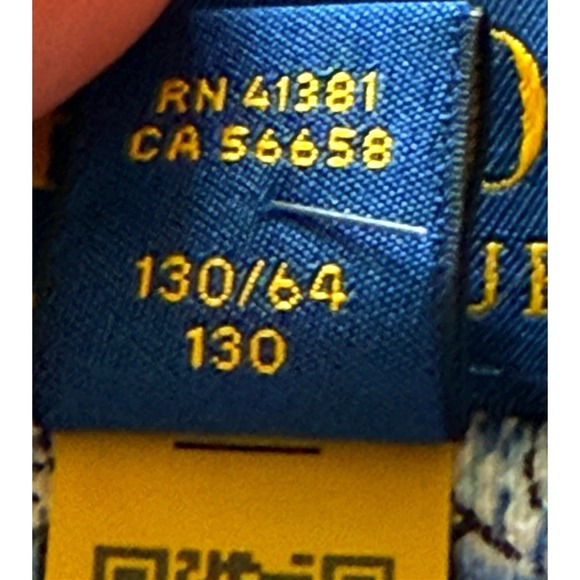 Ralph Lauren Kids Bear Paris Polo Print Shirt In Size 7 - Picture 4 of 5